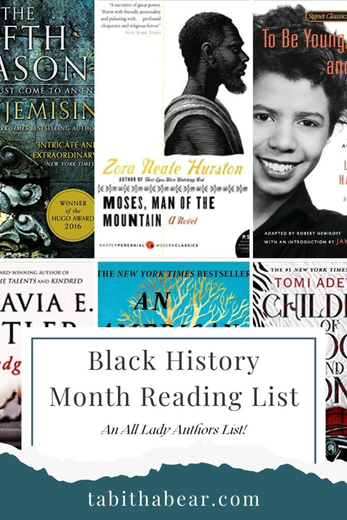Black History Month Reading Challenge - Tabitha Bear