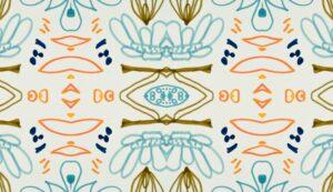 Folkloric designs to emphasize folklore podcast theme.